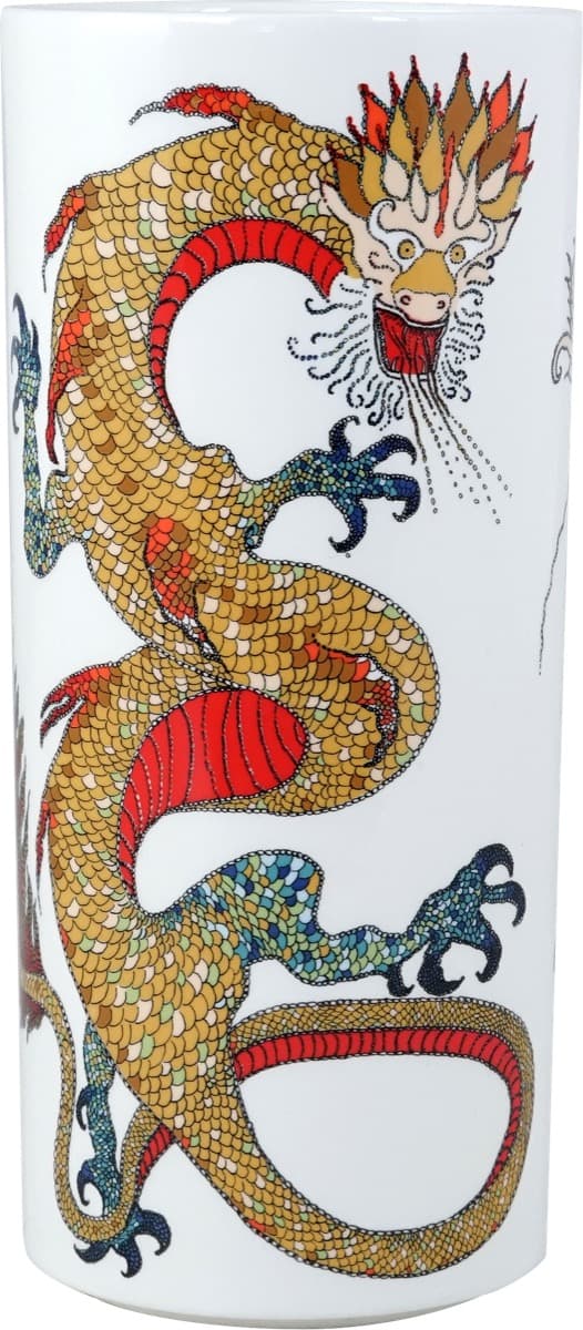 Cylinder Vase, Dragon