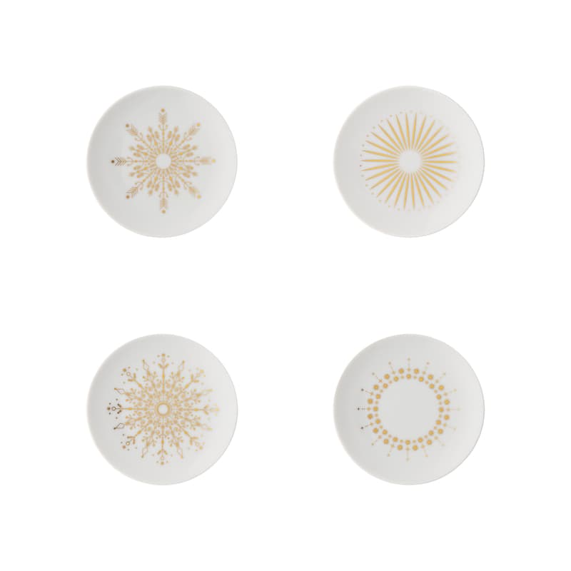 Set 4 plates flat 10