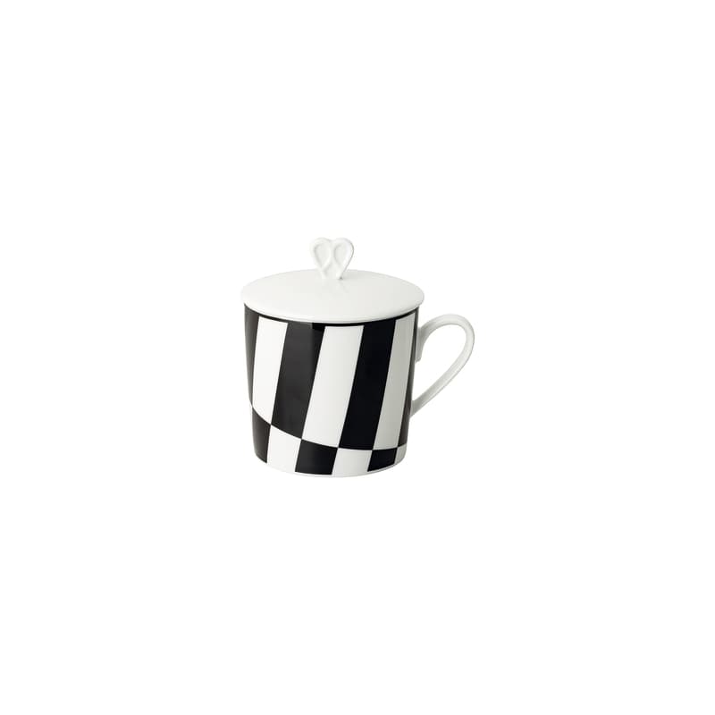Mug w.handle and lid