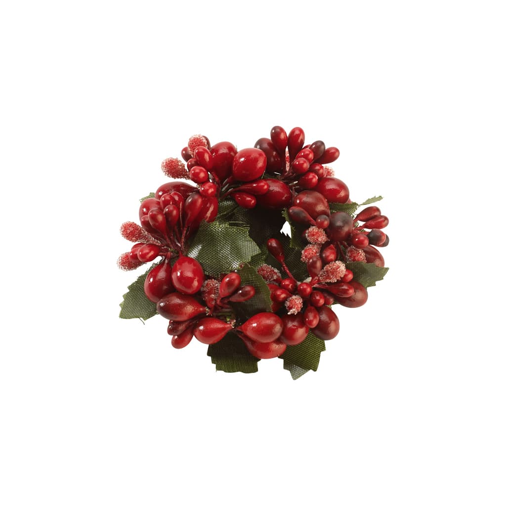 Napkin ring red berries