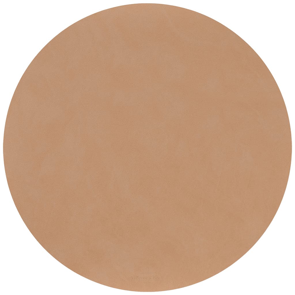 Placemat round Nougat